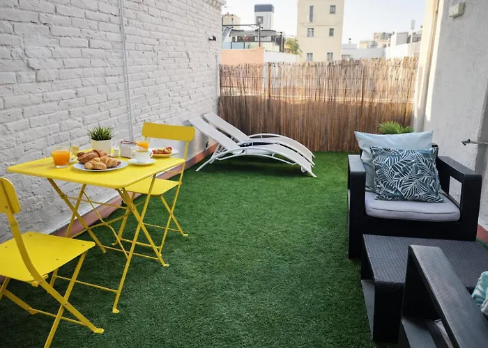 Poblenou Beach Penthouse L Loft With Private Terrace L 5 Min Walk To The Beach